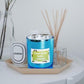 aromatherapy scented  Blue candle