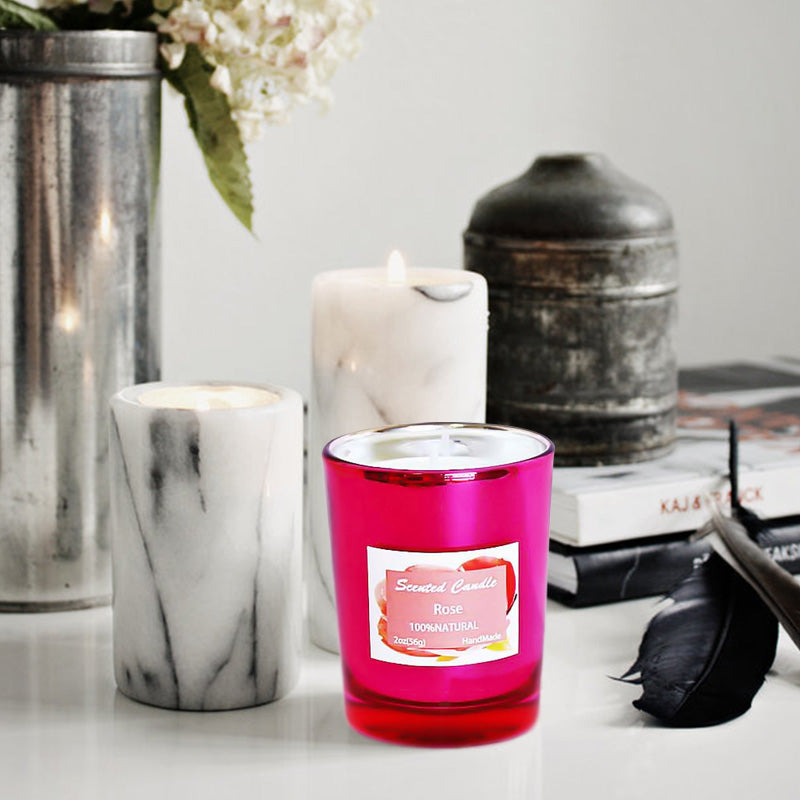 aromatherapy scented Pink Candle