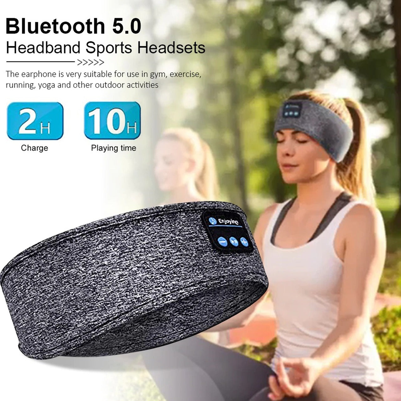 Blindfold Eye Music Headset